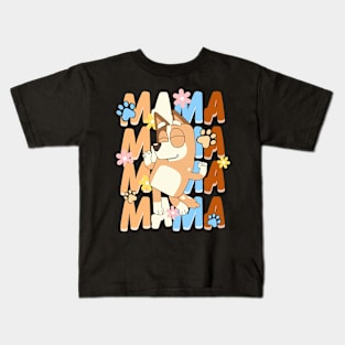 Bluey mama Kids T-Shirt